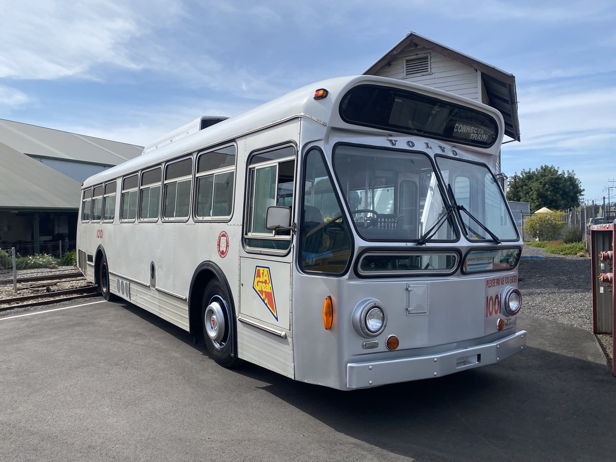 1979 Volvo B59 PMCSA bus at National Railway Museum Port Adelaide