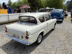 Ford Anglia Deluxe 2-door Coupe parked at National Railway Museum in Port Adelaide