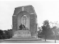 National War Memorial on North Terrace in Adelaide with clear sky
