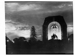 National War Memorial at sunset on North Terrace and Kintore Avenue