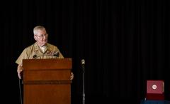 Lt. Gen. John A. Toolan speaking at First Responder Recognition Ceremony in Honolulu