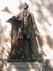 Statue of Wendell Phillips by Daniel Chester French in Boston Public Garden