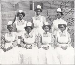 Class of nurses from New Orleans University in New Orleans, Louisiana