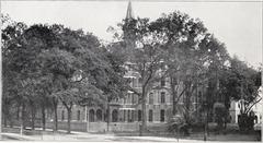 Historic New Orleans University campus building in New Orleans Louisiana