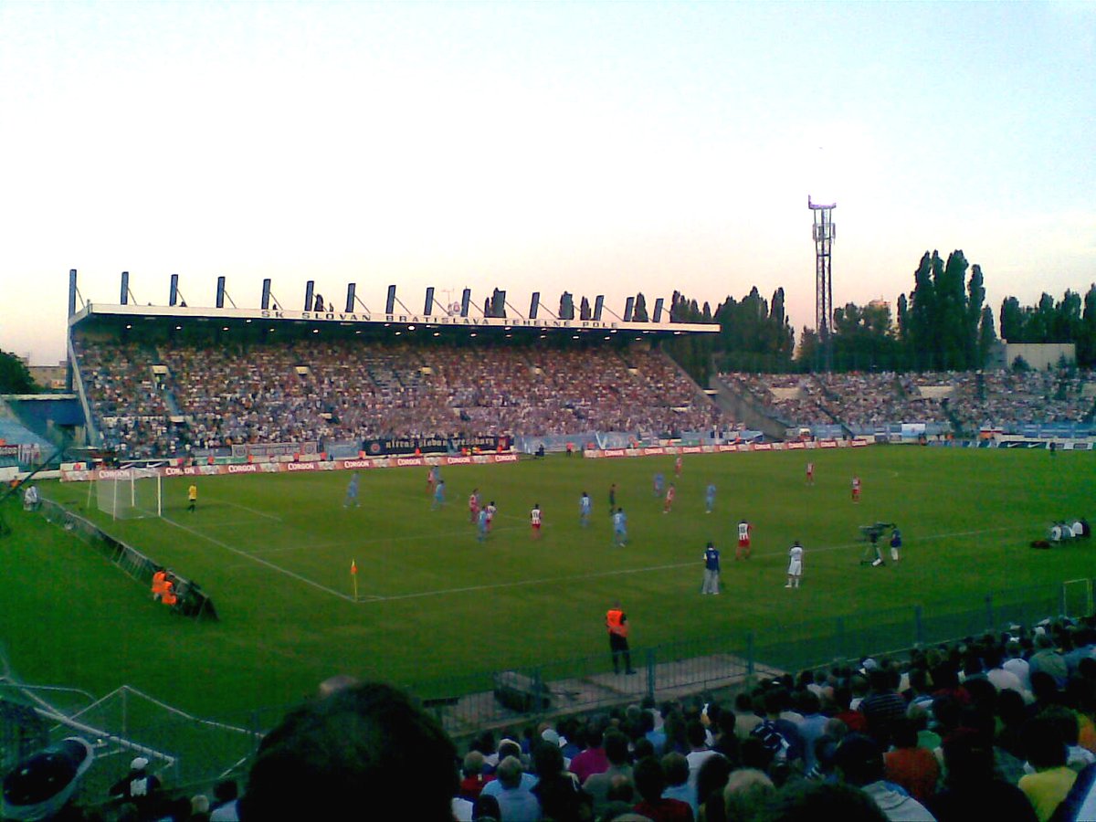UEFA Champions League 2009 First Match between Slovan Bratislava and Olympiakos FC