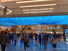 Sha Tin New Town Plaza shopping mall in Hong Kong in April 2025