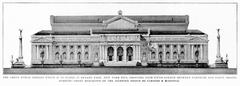 Front elevation of New York Public Library building