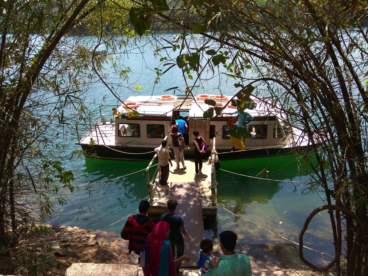 Boat preparing for lion safari in Neyyar Lion Safari Park