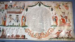Book of Esther scroll written on parchment for Purim festival