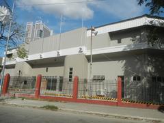 Facade of Rizal Memorial Sports Complex and Philippine Sports Commission buildings at Adriatico-Ocampo Streets intersection, Malate, Manila