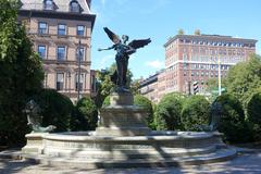 George Robert White Memorial sculpture in Public Garden, Boston