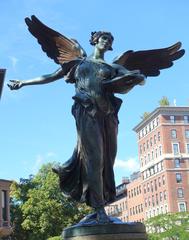 George Robert White Memorial statue in Public Garden Boston