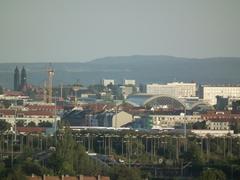 View of Dresden city from Briesnitzer Church