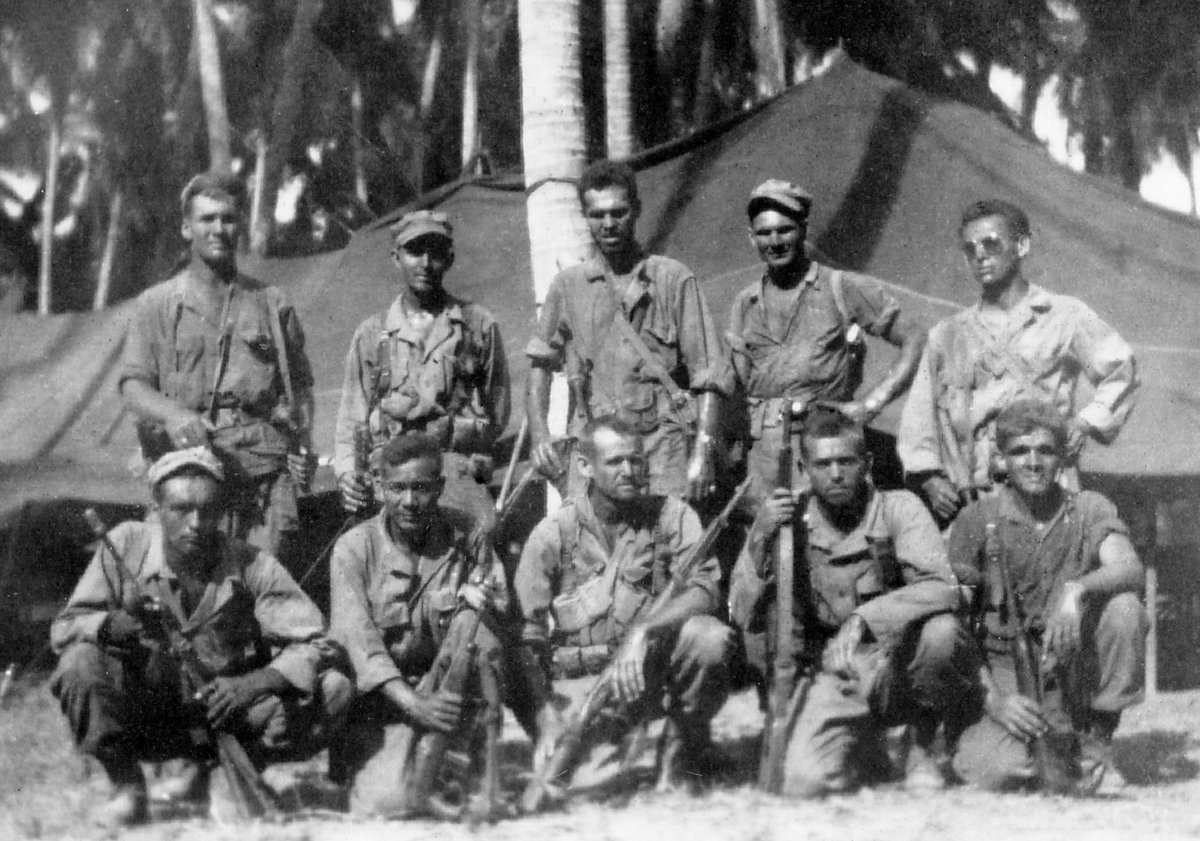 The Alamo Scouts group photo after the Raid at Cabanatuan in February 1945