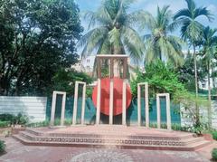 NSU Shaheed Minar monument in memory of Language Movement martyrs in Bangladesh