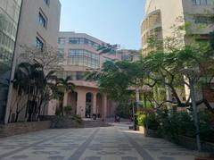 North South University campus aerial view with modern buildings and green spaces