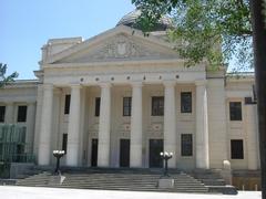 Portico of the National Taiwan Museum in Taipei Taiwan