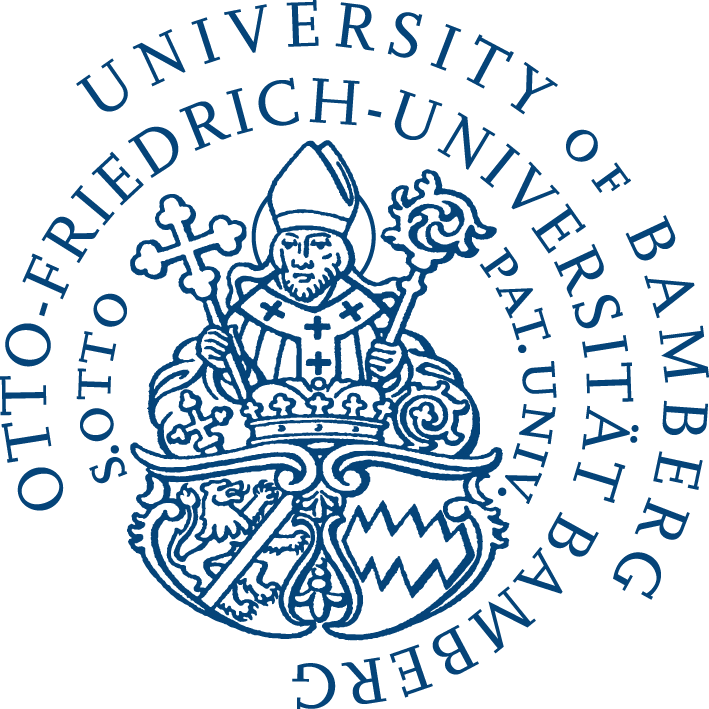 Logo of Otto-Friedrich-Universität Bamberg in blue