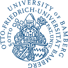 Logo of Otto-Friedrich-Universität Bamberg in blue