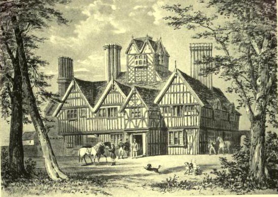 Oak House historic building in West Bromwich Staffordshire England