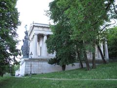 Bavaria statue and Ruhmeshalle in Munich Schwanthalerhöhe district