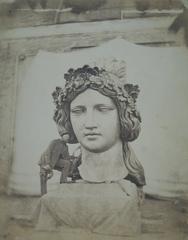 Cast head sculpture of Bavaria made in 1850