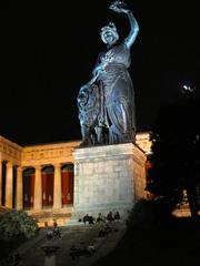 Bavaria statue in Munich at Schwanthalerhöhe district Westend