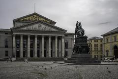 Bavarian State Opera House in Munich exterior view
