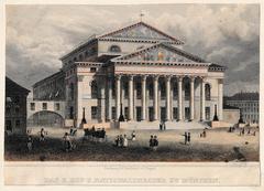 Royal Court and National Theater in Munich historic facade