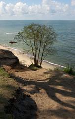 View from the Dutchman's hat Olando Kepure highest scarp on Lithuanian seaside