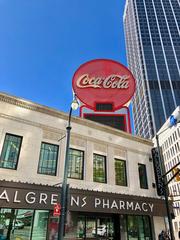 Coca-Cola sign on Olympia Building in Atlanta Georgia