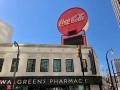 Coca-Cola sign on Olympia Building in Atlanta Georgia