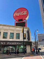 Coca-Cola sign on the Olympia Building in Atlanta, Georgia