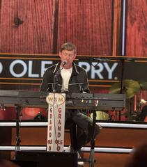 Ashley Gorley performing live at the Grand Ole Opry during Belmont At The Opry event in April 2024