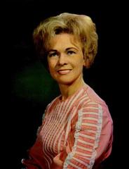 Jean Shepard black and white portrait photo 1966