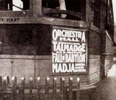 The Fall of Babylon scene from Intolerance 1916 film shown at Detroit Orchestra Hall 1920