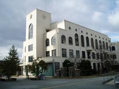 Tanioka Memorial Hall at Osaka University of Commerce, historic brick building from 1935