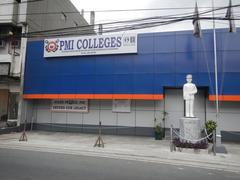 Statue of Admiral Tomás Arbolente Cloma Sr. at PMI Colleges in Quezon City