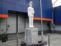 Statue of Admiral Tomás Arbolente Cloma Sr. founder of PMI Colleges in Quezon City