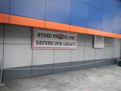 Statue of Admiral Tomás Arbolente Cloma Sr. at PMI Colleges in Quezon City