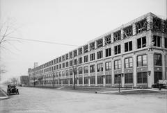 Packard Plant No 10 during construction between 1900 and 1910