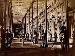 Armoury of the Governor's Palace in Malta with historical weapons and armors