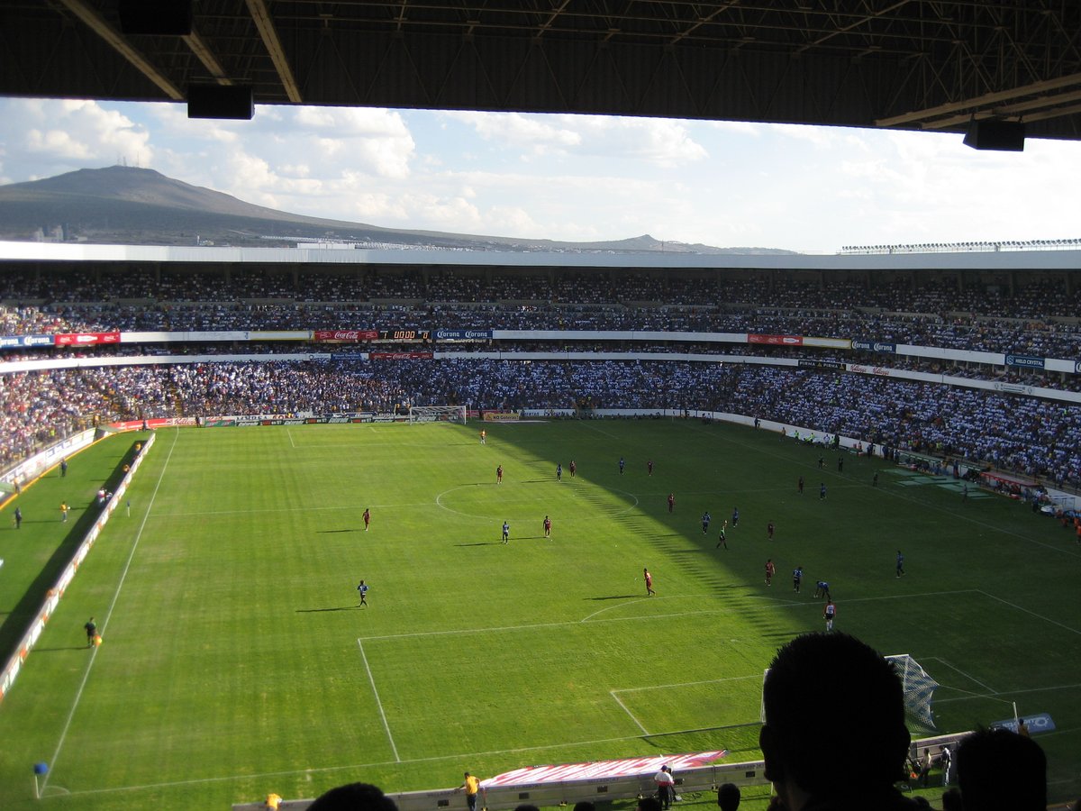 Corregidora Stadium during Queretaro vs. Morelia soccer match on April 4, 2007 in Santiago de Queretaro, Mexico