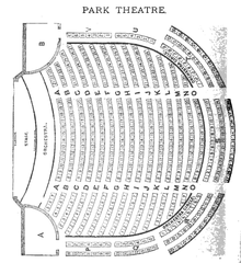 Historic 1887 Park Theatre on Washington Street in Boston, Massachusetts