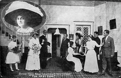 Postcard featuring a scene from Anne Caldwell's play The Nest Egg with Zelda Sears at Park Theatre in Boston