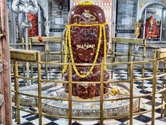 Pashupatinath temple in Mandsaur on Shivna river bank, historic Hindu pilgrimage site with 8-faced Shiva linga