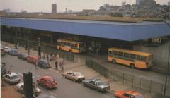 Bus terminal at Penha Metro Station on the East-West Line of São Paulo Metro