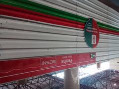 Construction work at Penha Station for integration with lines 2-Green and 11-Coral