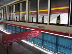 Platform of Penha Station in São Paulo metro