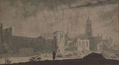Old city walls of Brussels and demolition of the English convent